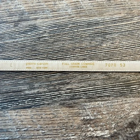 Pierre Cardin Genuine Full Grain Cowhide Belt - Picture 2 of 3